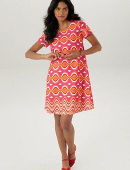 Aniston SELECTED Jerseykleid in leichter A-Linien-Form