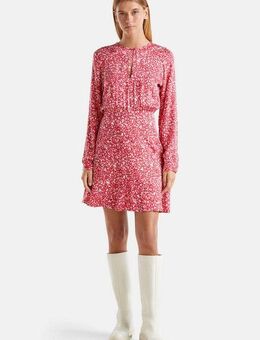 United Colors of Benetton Minikleid mit Herzen-Alloverprint
