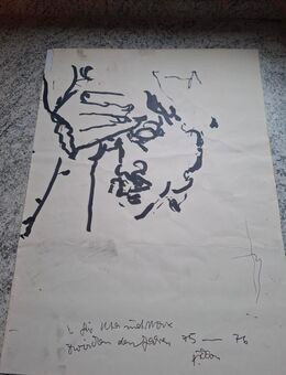 Günter Tollmann, 1975 Zeichnung signiert 48cm x 36cm - Kerken