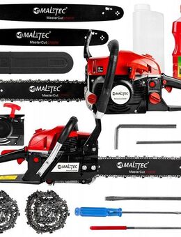 Leistungsstarke Benzin Kettensäge – 5,7 PS, 58 cm³ Motor, XXL Führungsschiene & Zubehör Set34251 - Wuppertal