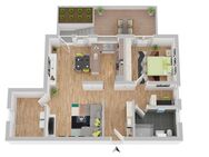>Ideale Kaitalanlage < Neubau 2,5 Zi.-Gartengeschoß-Wohnung - in Mössingen; mit Terrasse - Mössingen