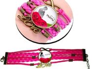 Rosa Pink Armband Geschenkidee für Mama Mutter Muttertag Love Mom Beschriftung  11,90 €* - Villingen-Schwenningen