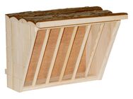 Kerbl Pet Heuraufe XL Nature - L 28 x B 20,5 x H 22 cm