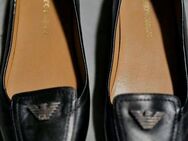 Schwarze Emporio Armani Mokassins Schuhe - Völklingen