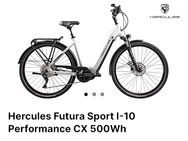 Damen E-Bike, BJ 10.22, 53 cm, 28 Zoll, Hercules Futura Sport I-10, Bosch Performance CX, 85 Nm, 500 kW, - Bad Rappenau