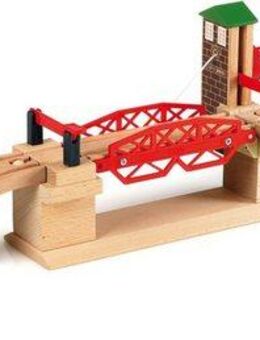 BRIO® Spielzeugeisenbahn-Brücke BRIO® WORLD, Hebebrücke, FSC® - schützt Wald