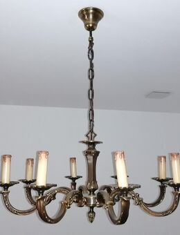 Fischer Antiker Messing Kronleuchter 8-flammig - Schwalmtal (Nordrhein-Westfalen)