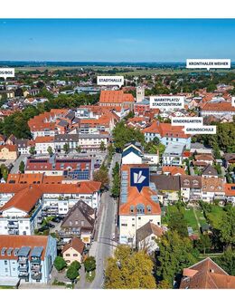 HERZOG LUDWIG: Absolute Rarität im Zentrum: Einmaliges Stadthaus mit Blick auf die Sempt - Erding