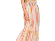 Marc Cain Sommerkleid "Summer to Go" Premium Damenmode Gestreiftes Kleid "Rethink Together"
