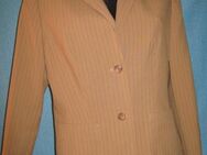 NEU * Original VINTAGE * Nadelstreifen * Anzug * Kostüm * BLAZER "K.O.M.B.I World" Gr. 40/ M * caramél- beige * - Riedlingen