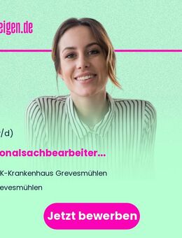Personalsachbearbeiter (m/w/d) - Grevesmühlen