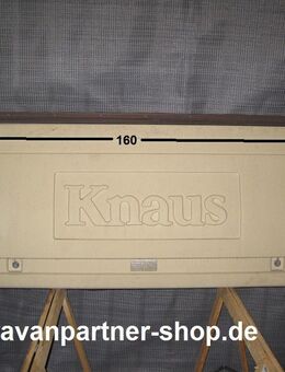 Knaus Wohnwagen Gaskastendeckel 160 x 62 gebraucht mit Schiene - Schotten Zentrum