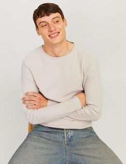 Jack & Jones Rundhalspullover JJECOOPER KNIT CREW NECK NOOS in Strick Optik