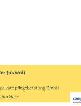 Pflegeberater (m/w/d) - Osterode (Harz)