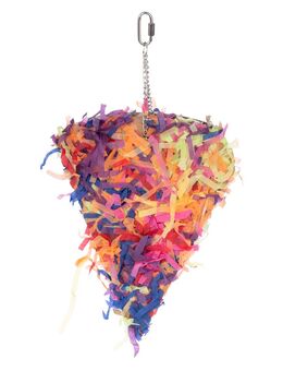 TIAKI Vogelspielzeug Pizza Party - L 42 x B 23 x H 4 cm