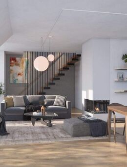 Außergewöhnliches Architekturhighlight: 4 Zimmer Maisonettewohnung mit Gartennutzung - München