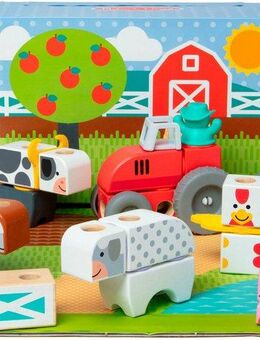 Spin Master Melissa & Doug Blockables Bauernhof Spielbausteine, (56 St)