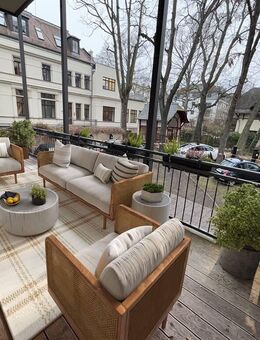 Einzigartige Wohnung in Leipzigs bester Lage mit Balkon, eigenem Garten und Stellplatz - Leipzig