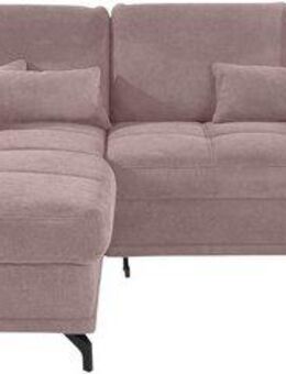 Places of Style Ecksofa Costello L-Form, mit Sitztiefenverstellung, Armteilverstellung und, 3 Nierenkissen, optional Bettfunktion und Bettkasten