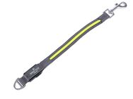 Nomad Tales Spirit USB LED Leinenverlängerung, neongelb & grau - Größe M/L: ca. L 39 cm