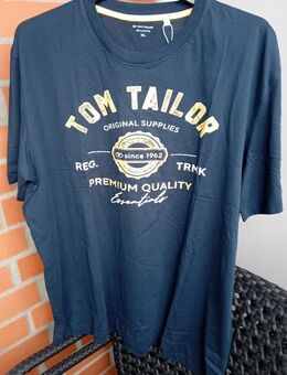 Tom Tailor T-Shirt DUNKELBLAU Gr. 3XL Großes Logo NEUWARE OVP OHZ Versand - Osterholz-Scharmbeck