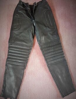 Damen Motorrad Lederhose "Raberg", Gr. 40, schwarz - Verden (Aller)