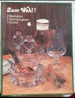 Geschenk-Set, Gläser, Bier+Schnapsglas, Veba Glas - Immenhausen