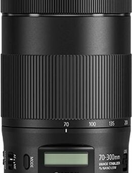 Canon EF 70-300mm f/4-5.6 IS II USM Zoomobjektiv, (Passend für Canon EOS EF/EF-S System Kameras (z.B. EOS 250D)