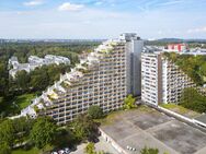 MÜNCHNER IG: Moderne 3-Zimmer-Wohnung im Pharao-Haus mit 2 Balkonen, EBK und Pkw-Stellplatz - München