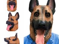Hundemaske Schäferhund Maske Hund Tier Gesichtsmaske Hunde Fastnacht Kostüm Halloween 24,90* - Villingen-Schwenningen