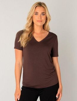 Base Level T-Shirt Yanic mit V-Ausschnitt