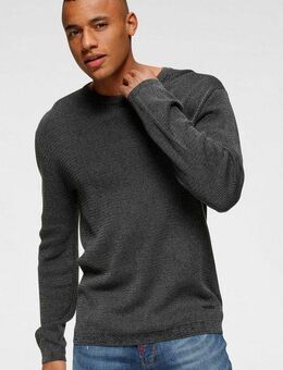 Bruno Banani Strickpullover gewaschene Optik