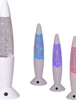 näve LED Tischleuchte GLITTER, Farbwechsel, LED fest integriert, Material: Metall/Kunststoff, Farbe: bunt, Ein- /Ausschalter