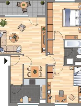 3-Zimmer-Wohnung in Wolfsburg Vorsfelde - Wolfsburg