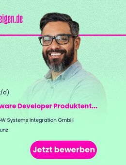 Software Developer (m/w/d) Produktentwicklung Logistiksoftware (WMS, MFR) - Teunz