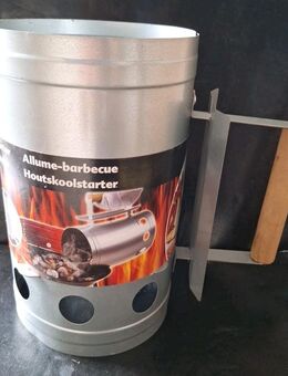 Kohle Anzünder Turbo Kohlekorb neu Metall verzinkt 28cm hoch 16,5cm breit - Essen