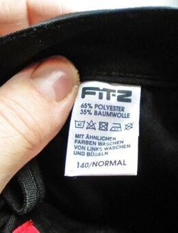 Fitz-Kinder-Jeans,Schwarz,Dehnbund,5-Pocket,Größe 140/Normal - Linnich