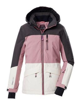 Killtec Skijacke KSW 208 GRLS SKI JCKT Wasserdichte, atmungsaktive Kinderjacke mit Schneefang und Taschen