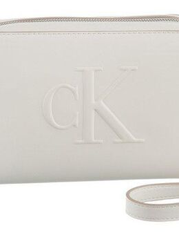 Calvin Klein Jeans Messenger Bag SCULPTED EW CAMERA BAG20, kleine Umhängetasche, Schultertasche Damen mit CK-Prägung