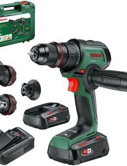 Bosch Home & Garden Akku-Bohrschrauber »AdvancedDrill 18V-80 QuickSnap«, Inkl. 2x Akku PBA 18V 2,5Ah und Ladegerät