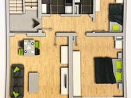 Schöne, frisch renovierte 3-Raum-Wohnung mit großzügiger Loggia - Essen