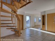 Helle Dachgeschosswohnung mit Balkon und ausgebautem Studio in Ortsrandlage - Memmelsdorf - OT - Memmelsdorf