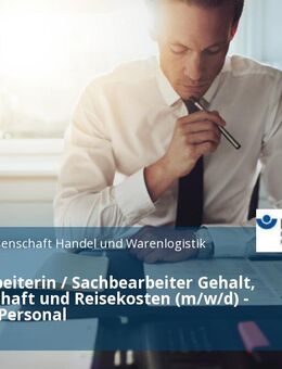 Sachbearbeiterin / Sachbearbeiter Gehalt, Zeitwirtschaft und Reisekosten (m/w/d) - Dezernat Personal - Mannheim