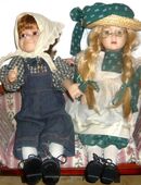 Set 2 Puppen für Sammler oder Deko auch einzeln in 92224