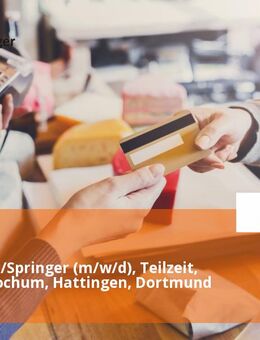 Verkäufer/Springer (m/w/d), Teilzeit, Witten, Bochum, Hattingen, Dortmund - Witten