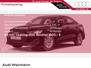 Audi A3, Limousine 30 TFSI, Jahr 2022 - Weinheim