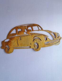 Wandbild VW Käfer Edelrost - Kraftisried