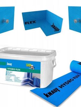 KNAUF Badezimmerabdichtung Hydro Flex Flüssigfolie 2kg mit Zubehör Dichtungsset 527716 - Wuppertal