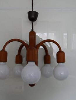 Hängelampe Teakholz Mid Century - Langen (Hessen) Zentrum