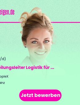 Abteilungsleiter Logistik für WEPA (m/w/d) - Mainz